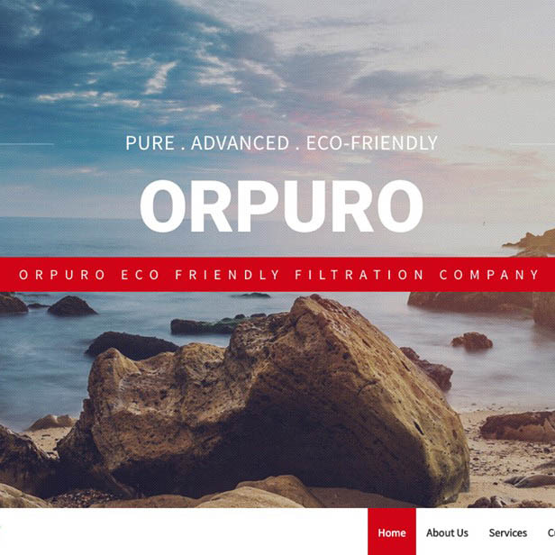 Orpuro, a website made by the Philadelphia area web development company TAF JK Group Inc.
